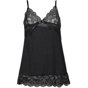 Intimami Coordinato intimo donna top + brasiliana in pizzo Completi Intimi donna Nero taglia L