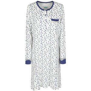 Infiore Pigiama donna lungo a pois Pigiami donna Blu taglia 50