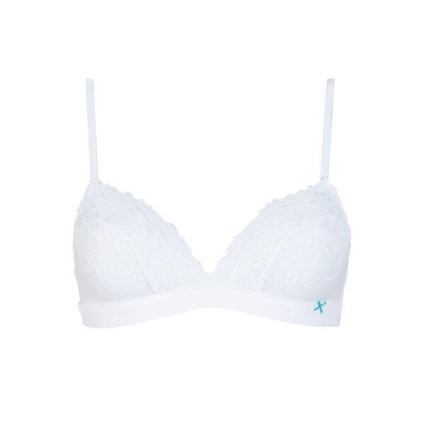 infiore 5010 reggiseno a triangolo imbottito senza ferretto coppa b reggiseni donna bianco taglia 01