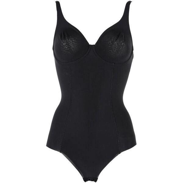 sielei body con ferretto senza imbottitura coppa d body donna nero taglia 03