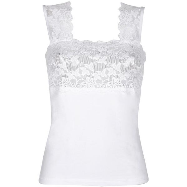 esse speroni canotta intima donna con pizzo maglie intime donna bianco taglia xl