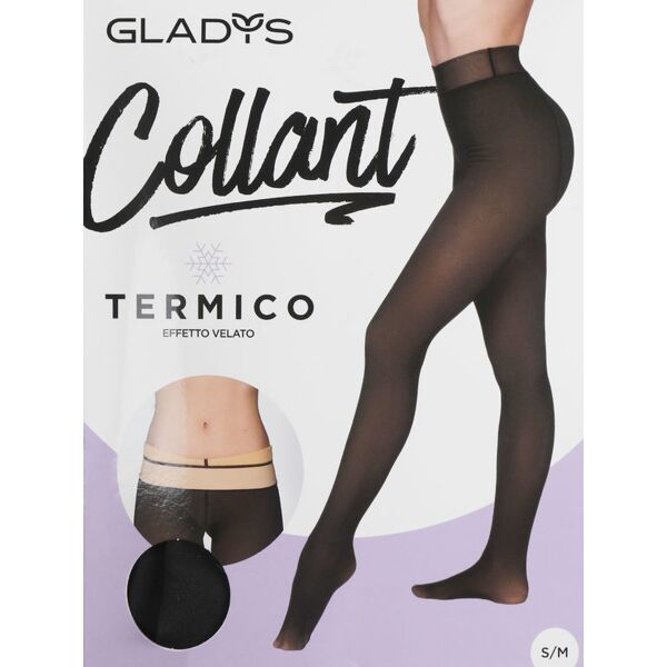 gladys collant donna termico collant donna nero taglia l/xl