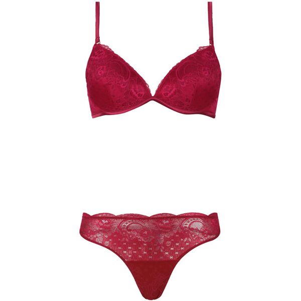 infiore seriee festival 2022 coordinato intimo donna push up+brasiliana completi intimi donna rosso taglia 02