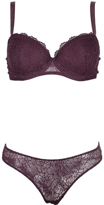 infiore completo intimo donna balconcino + slip completi intimi donna rosso taglia 05