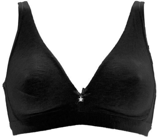 SieLei 1454 Reggisseno a triangolo preformato coppa B Reggiseni donna Nero taglia 04