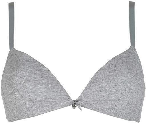 SieLei 1458 Reggiseno a triangolo senza ferretto coppa B Reggiseni donna Grigio taglia 04