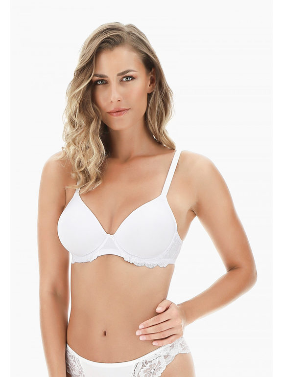 Lepel 261 Reggiseno a balconcino con ferretto COPPA C Reggiseni donna Bianco taglia 03