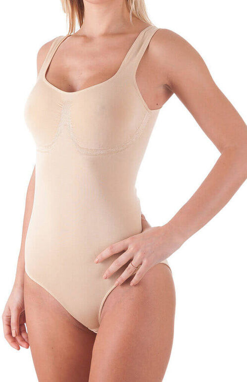 Bellissima Body donna push up modellante Body donna Beige taglia M/L