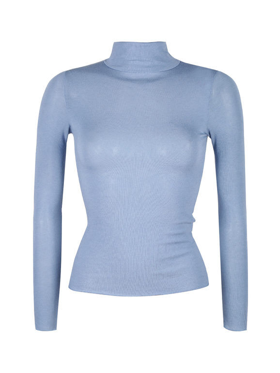 Sublyme Dolcevita donna in cashmere ultra light Maglie Intime donna Blu taglia XL
