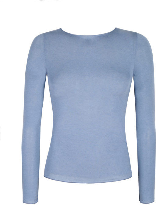 Sublyme Maglietta donna in cashmere ultra light Maglie Intime donna Blu taglia XL