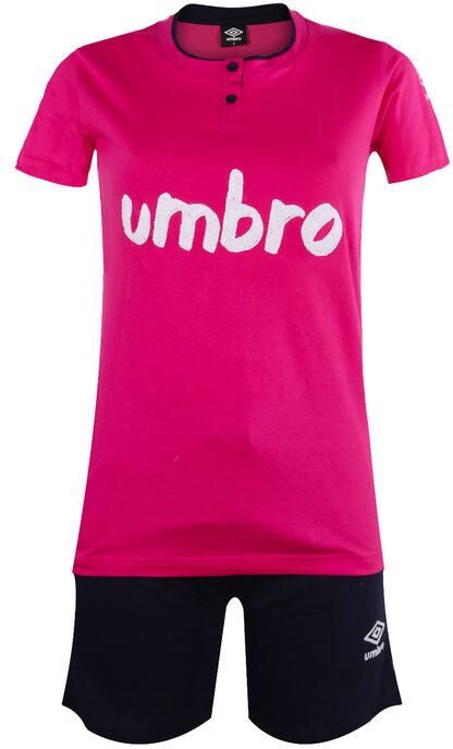 Umbro Pigiama corto donna con scritta Pigiami donna Fucsia taglia XL