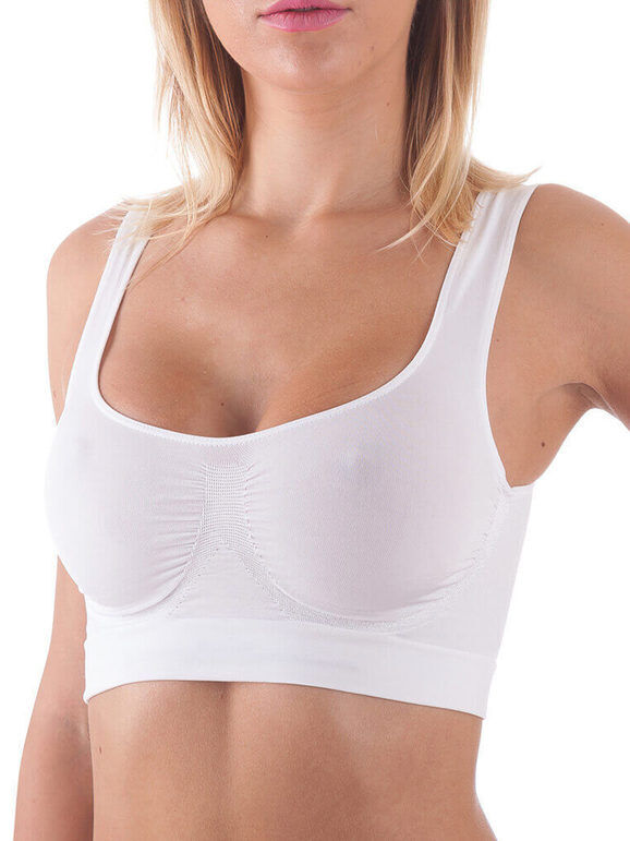 Bellissima Reggiseno a top donna push up modellante Reggiseni donna Bianco taglia M/L