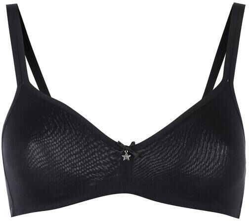 SieLei Reggiseno in cotone biologico coppa B 1450 Reggiseni donna Nero taglia 05