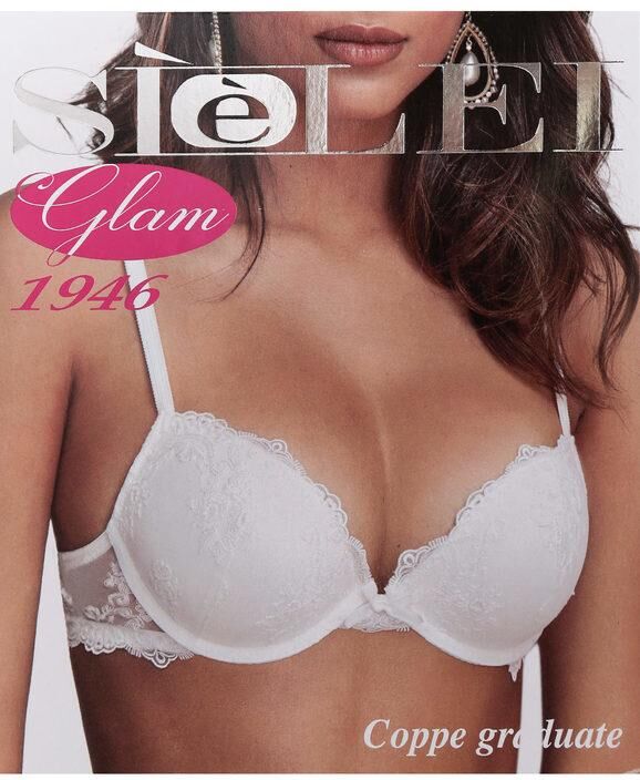 SieLei Reggiseno push up in pizzo con ferretto 1946 Reggiseni donna Bianco taglia 02