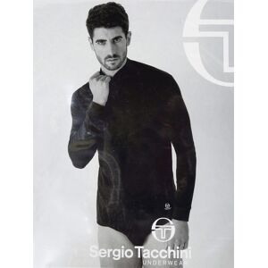 Sergio Tacchini Maglia intima da uomo a lupetto Maglie Intime uomo Nero taglia XXL