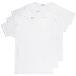 Liabel T-shirt intime uomo a V Confezione da 3 pezzi Maglie Intime uomo Bianco taglia XL