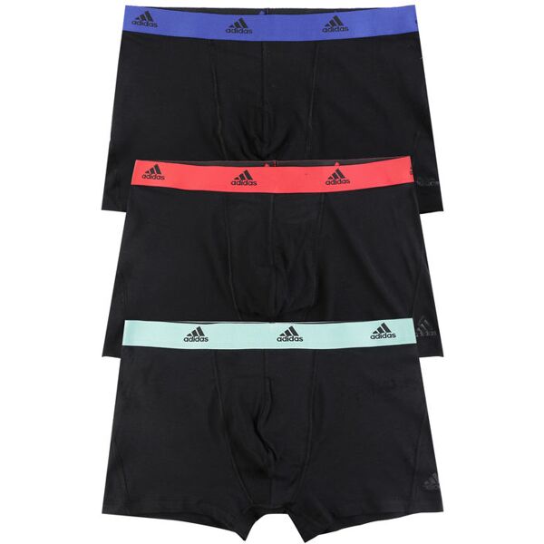 adidas boxer uomo in cotone. confezione da 3 pezzi boxer uomo multicolore taglia m