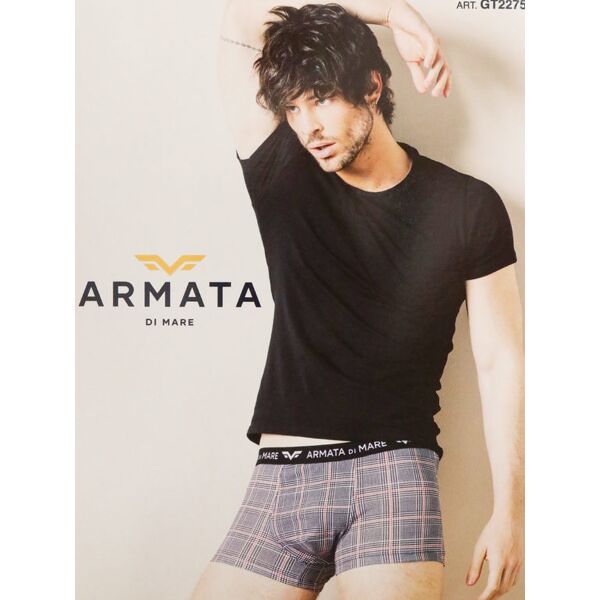 armata di mare completo coordinato uomo: boxer+ maglia completi intimi uomo nero taglia 04