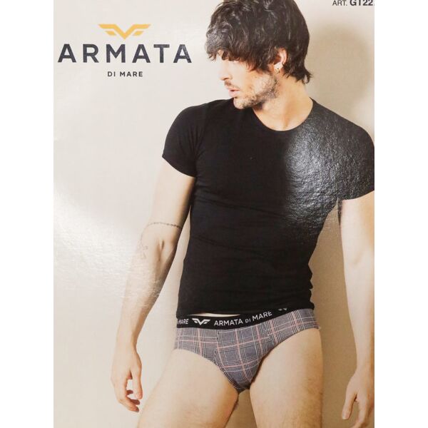 armata di mare completo coordinato uomo: maglia + slip completi intimi uomo nero taglia 06