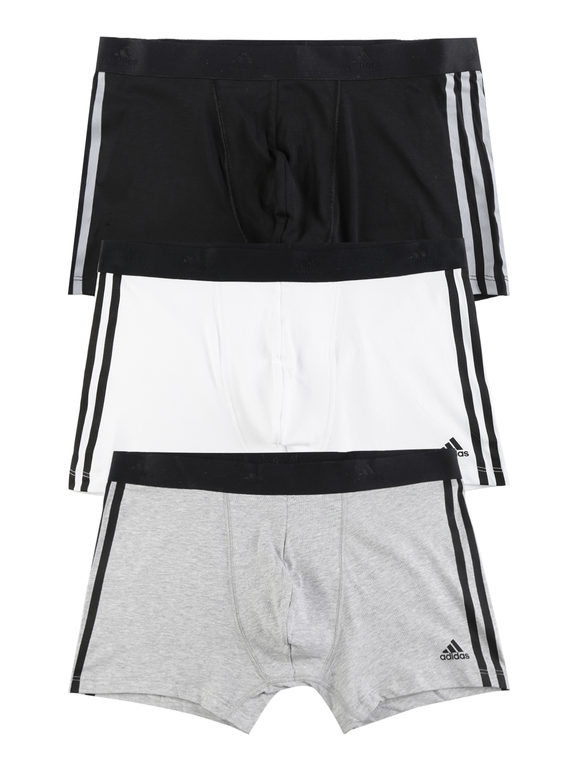 Adidas Boxer da uomo. Confezione da 3 paia Boxer uomo Multicolore taglia M