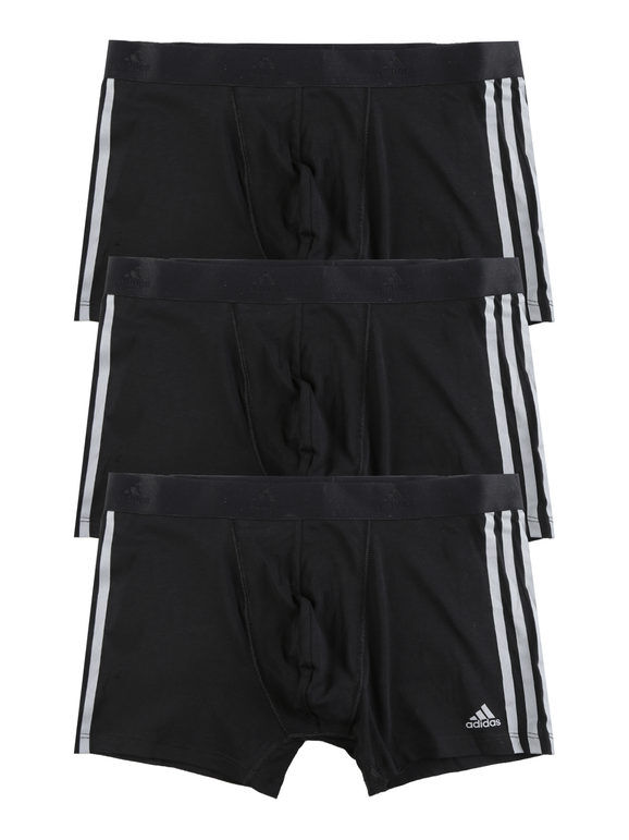 Adidas Boxer da uomo. Confezione da 3 paia Boxer uomo Nero taglia L