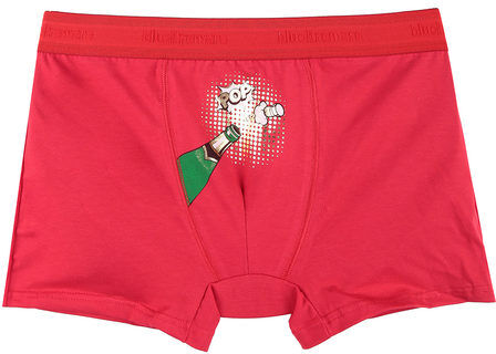 Bluoltremare Boxer uomo capodanno con stampa Boxer uomo Rosso taglia 06