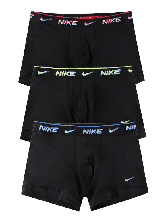 Nike Boxer uomo in cotone elasticizzato. Confezione da 3 paia Boxer uomo Multicolore taglia S