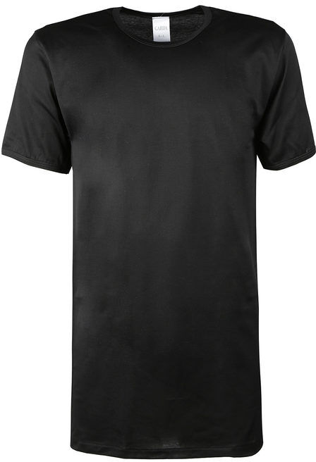 Garda T-shirt intima uomo in filo di scozia Maglie Intime uomo Nero taglia 04