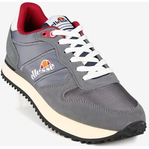 Ellesse Sneakers stringata in pelle da uomo Sneakers Basse uomo Grigio taglia 45