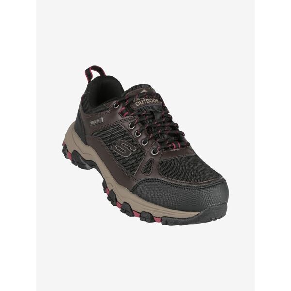 skechers cormack selmen sneakers in pelle da trekking scarpe da trekking uomo marrone taglia 44