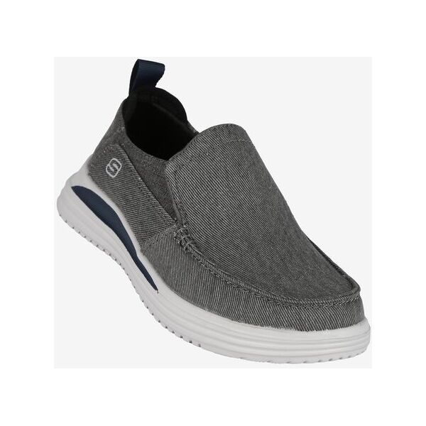 skechers proven evers mocassini uomo slip on slip on uomo grigio taglia 44