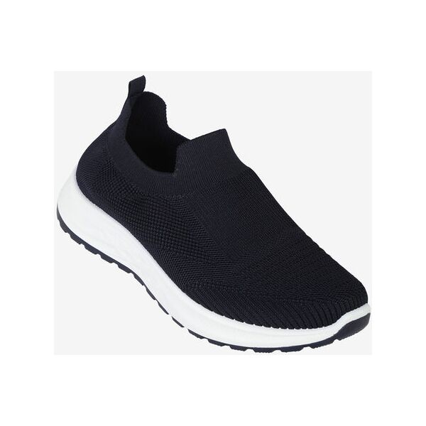 fashion scarpe slip on da uomo in maglia slip on uomo blu taglia 42