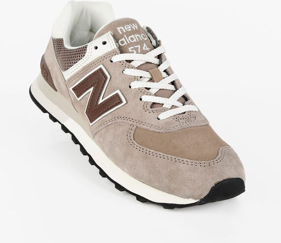 new balance 574 sneakers da uomo stringata sneakers basse uomo marrone taglia 44