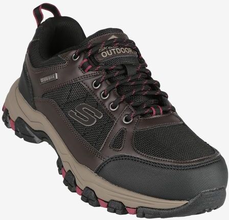 skechers cormack selmen sneakers in pelle da trekking scarpe da trekking uomo marrone taglia 45