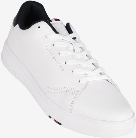 tommy hilfiger elevated rwb cupsole leather sneakers in pelle da uomo sneakers basse uomo bianco taglia 45