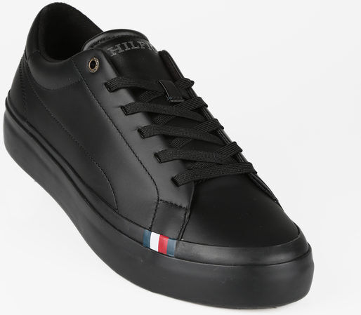 tommy hilfiger modern vulc lth low sneakers uomo in pelle sneakers basse uomo nero taglia 46