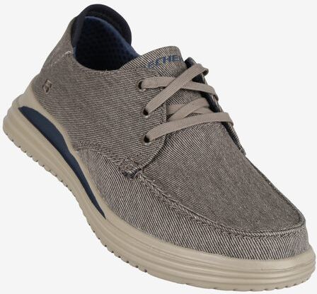 skechers proven forenzo scarpe stringate da uomo in tela mocassini uomo marrone taglia 44