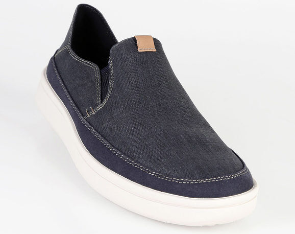 Clarks Cantal Step Scarpe slip on uomo in tessuto Slip On uomo Blu taglia 41.5