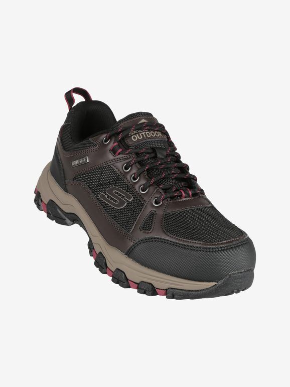 Skechers CORMACK Selmen Sneakers in pelle da trekking Scarpe da trekking uomo Marrone taglia 42