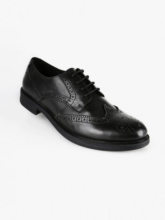 Halland Francesine derby full brogue Classiche uomo Nero taglia 42