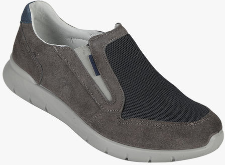 Grisport Mocassini in pelle scamosciata da uomo Mocassini uomo Grigio taglia 40