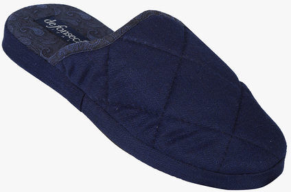 De Fonseca Pantofole da uomo in tessuto Pantofole uomo Blu taglia 39/40