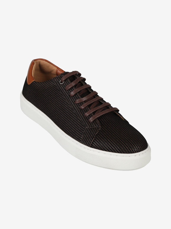 Gian Marco Venturi Sneakers basse da uomo stringate Sneakers Basse uomo Marrone taglia 40