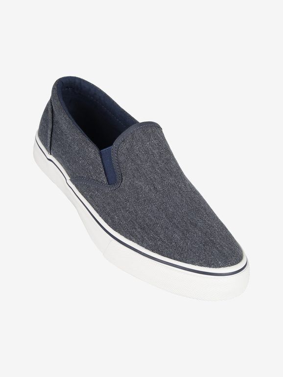 Original Marines Sneakers slip on uomo in tela Slip On uomo Blu taglia 41