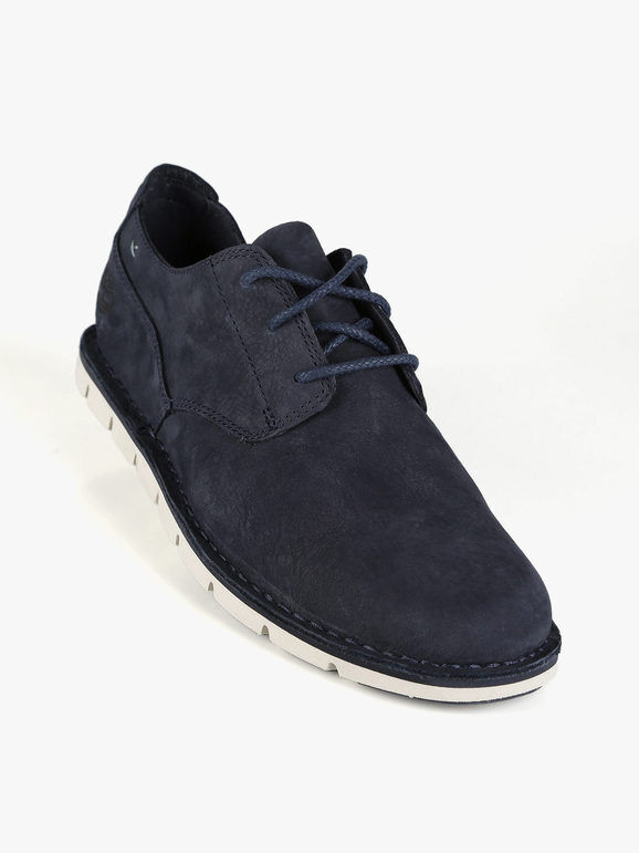 Timberland TIDELANDS OXFORD Sneakers in pelle da uomo Sneakers Basse uomo Blu taglia 40