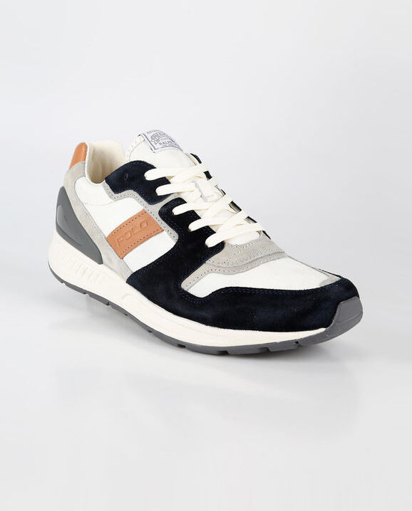 Ralph Lauren Train100 Sneakers in pelle e tessuto Sneakers Basse uomo Blu taglia 40