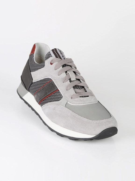 Geox U FIDENZA D Sneakers uomo Sneakers Basse uomo Grigio taglia 40