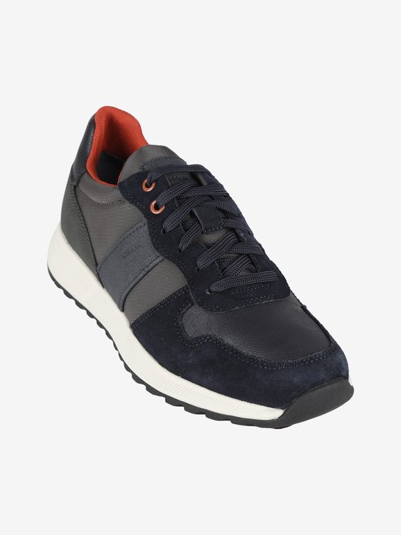 Geox U MOLVENO A Sneakers casual da uomo Sneakers Basse uomo Blu taglia 43