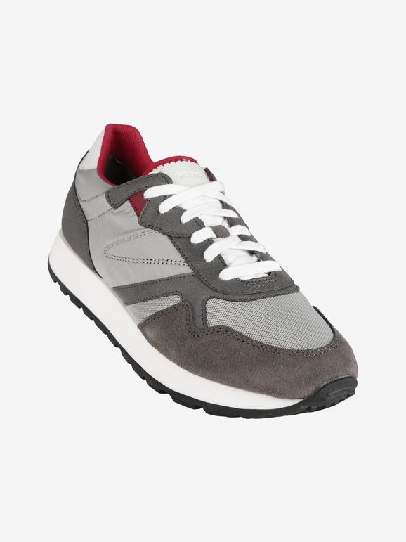 Geox U VICENDA A Sneakers stringata da uomo Sneakers Basse uomo Grigio taglia 43