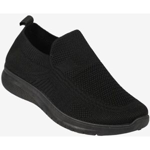 Fashion Sneakers donna slip on in maglia Slip On donna Nero taglia 41